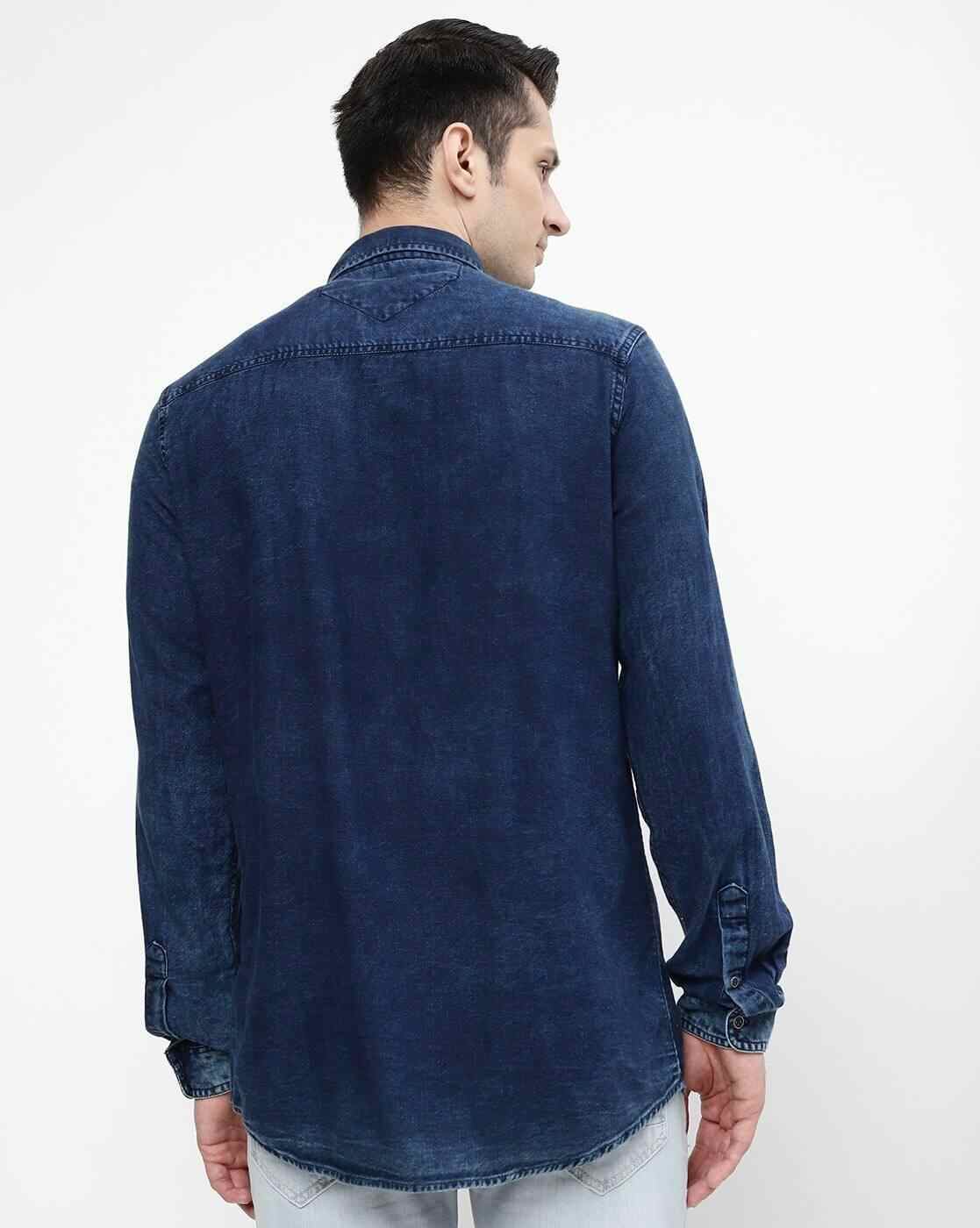 Lee Cooper | Cotton Shirt with Flap Pockets|2