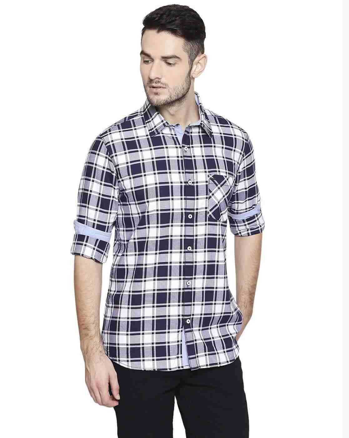 Lee Cooper | Checked Shirt with Patch Pocket|0