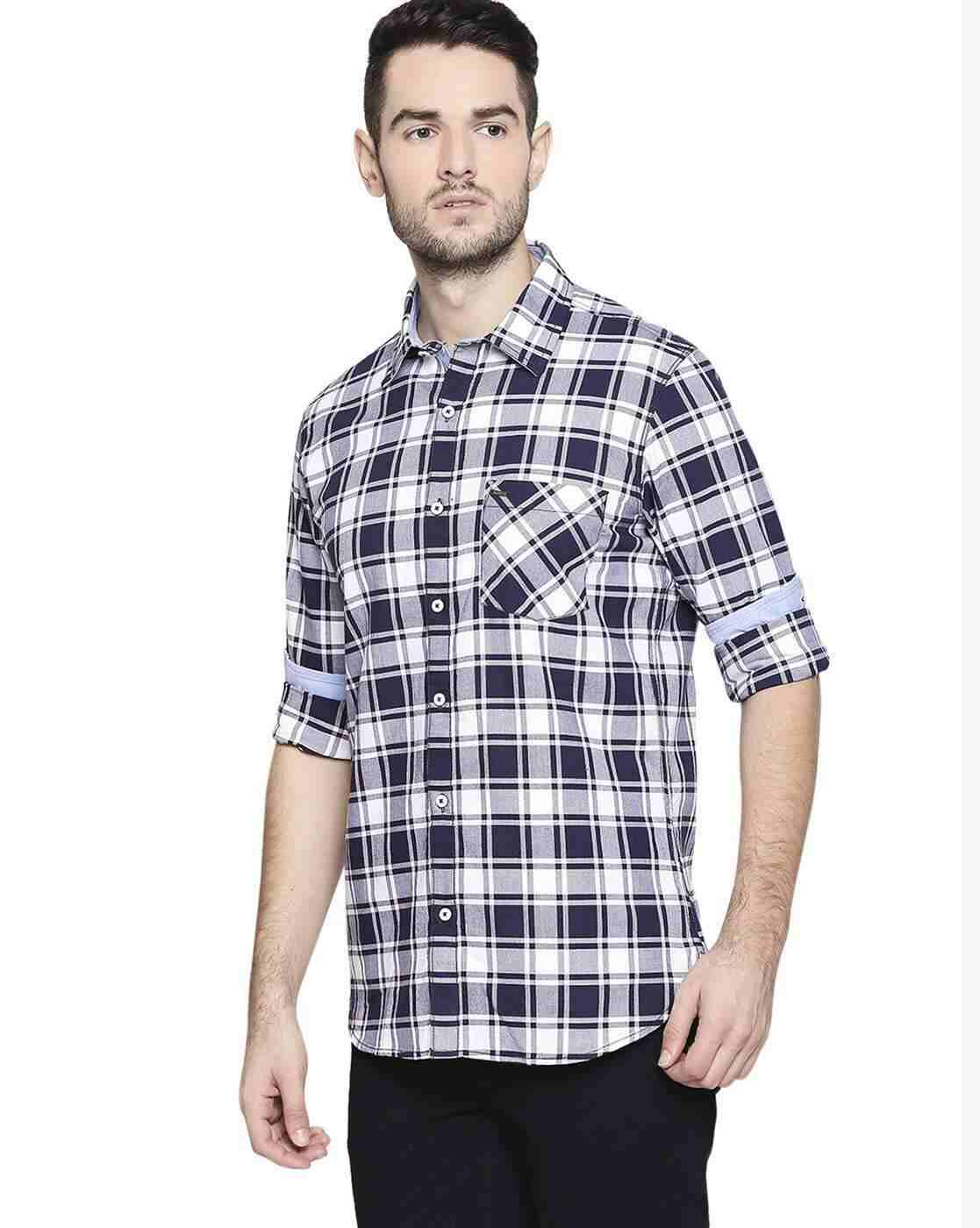 Lee Cooper | Checked Shirt with Patch Pocket|1