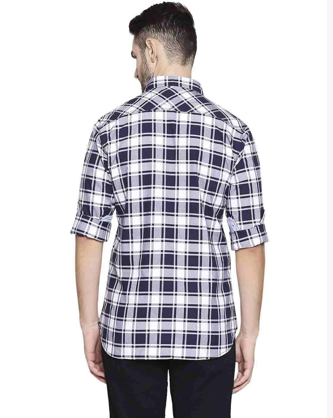 Lee Cooper | Checked Shirt with Patch Pocket|2