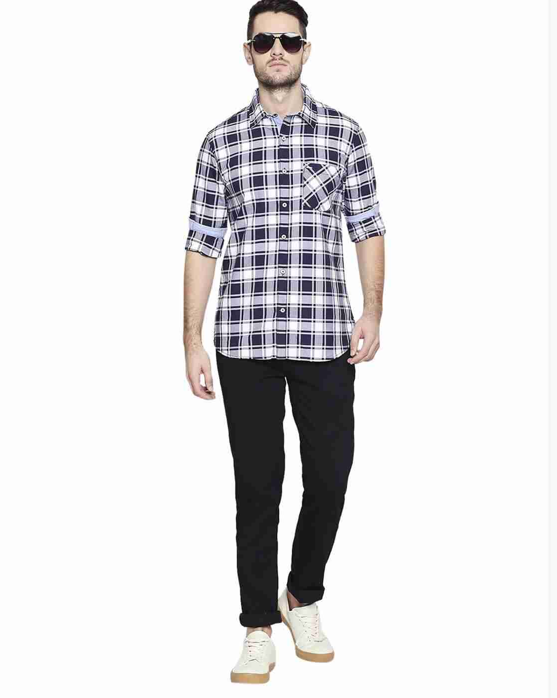 Lee Cooper | Checked Shirt with Patch Pocket|3