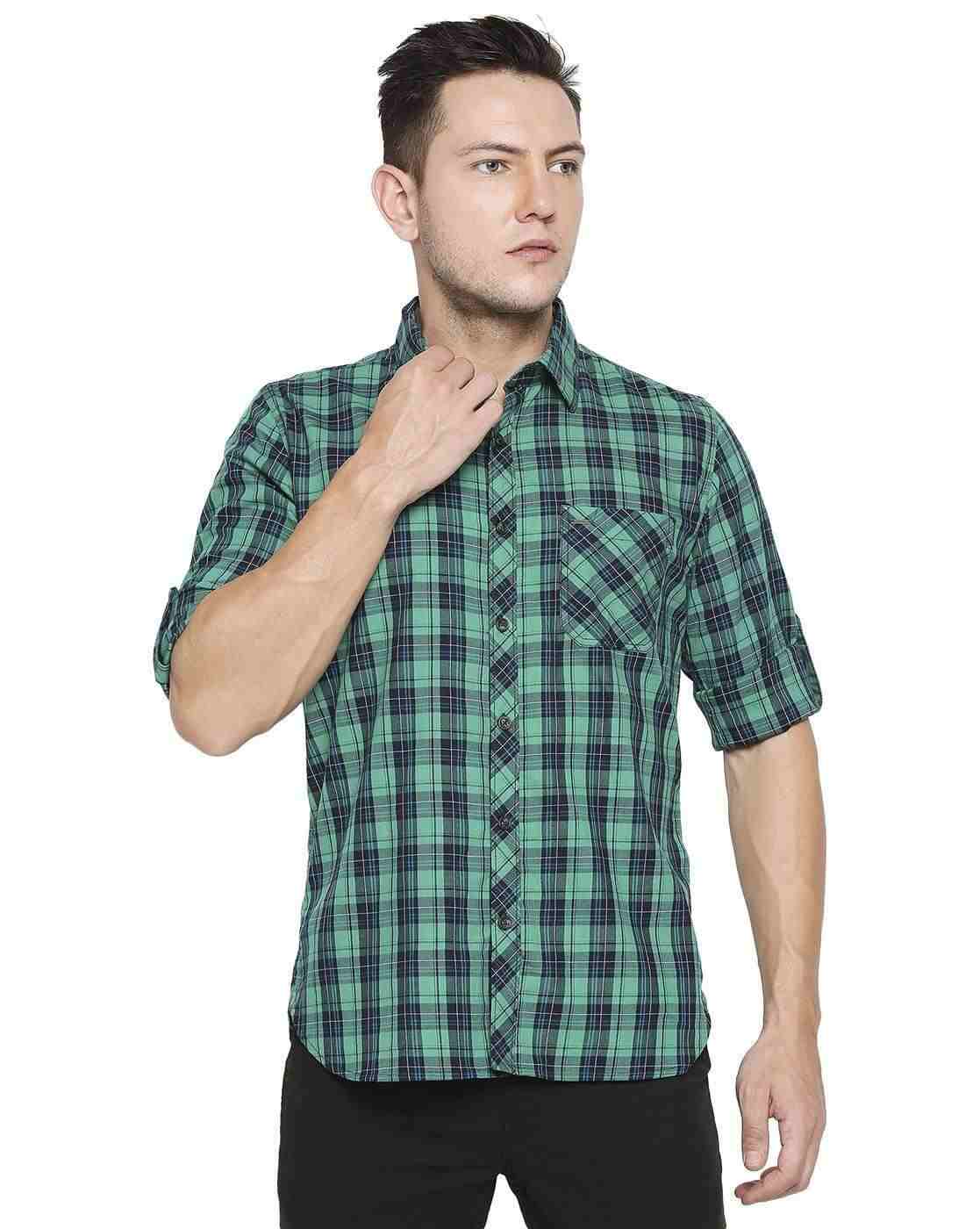 Lee Cooper | Checked Shirt with Patch Pockets|0