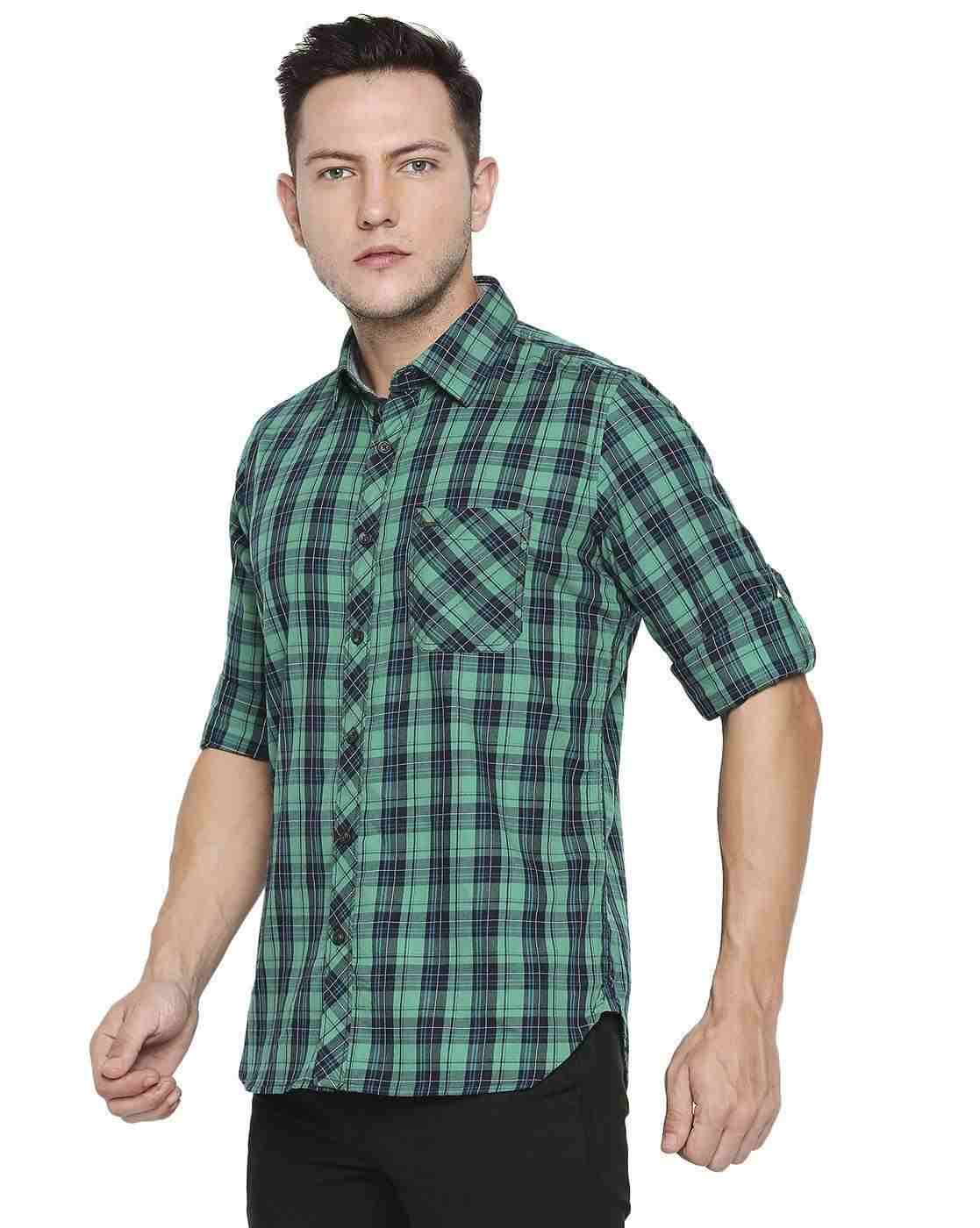 Lee Cooper | Checked Shirt with Patch Pockets|1