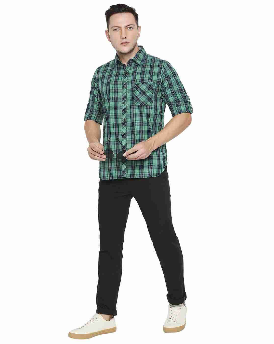 Lee Cooper | Checked Shirt with Patch Pockets|3