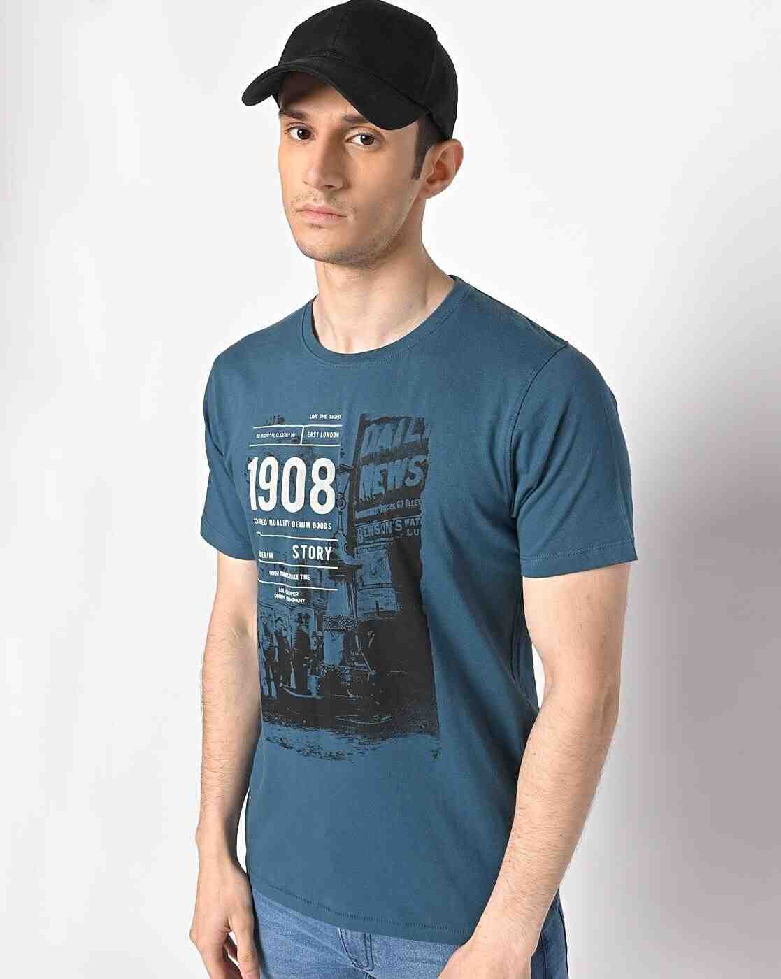 Lee Cooper | Graphic Print Crew-Neck T-shirt|0
