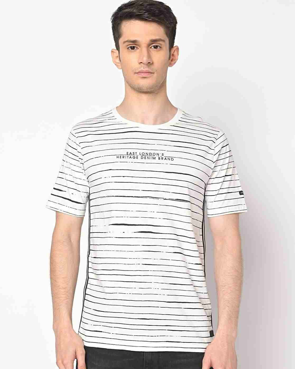 Lee Cooper | Striped Crew-Neck T-shirt|1