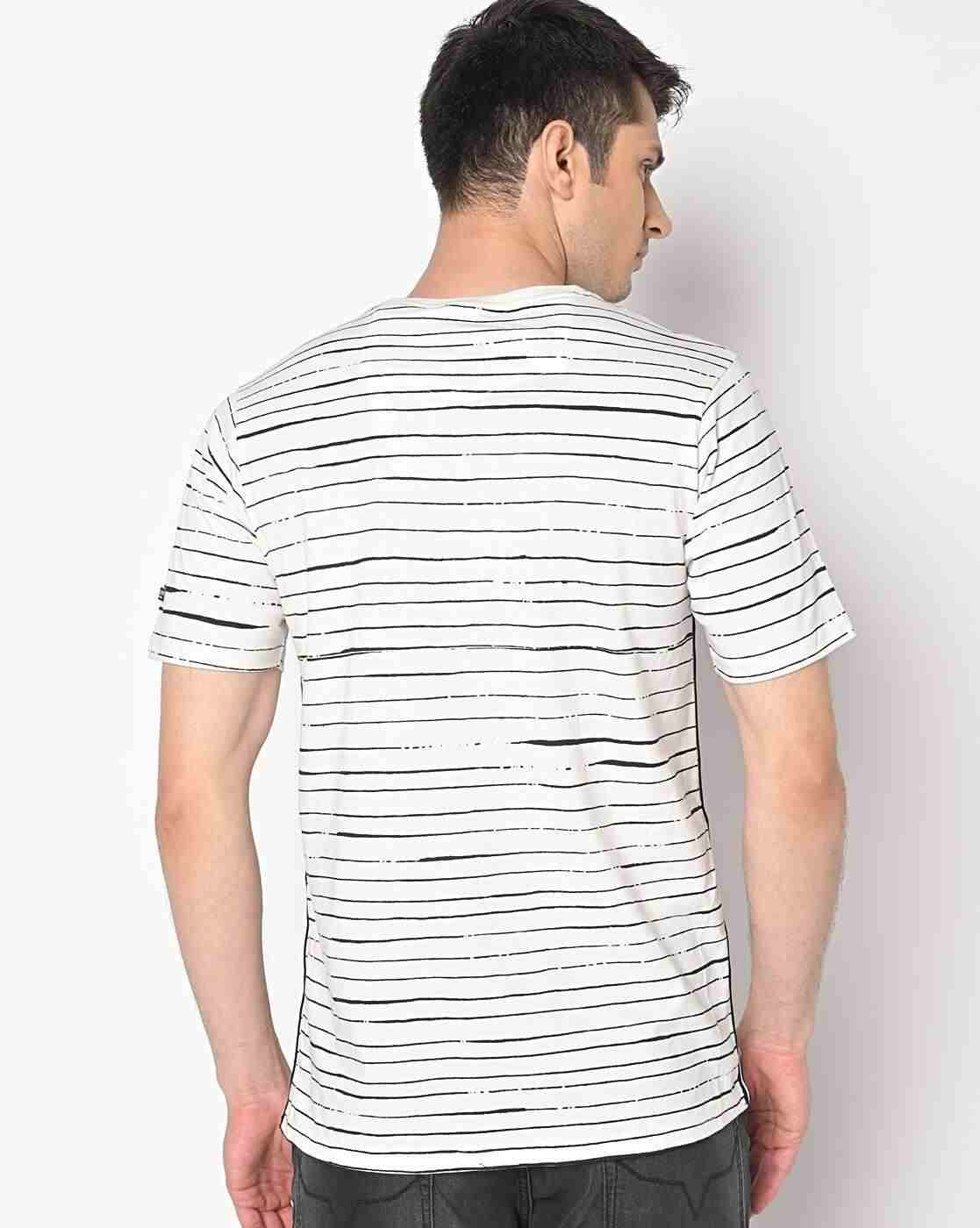 Lee Cooper | Striped Crew-Neck T-shirt|2