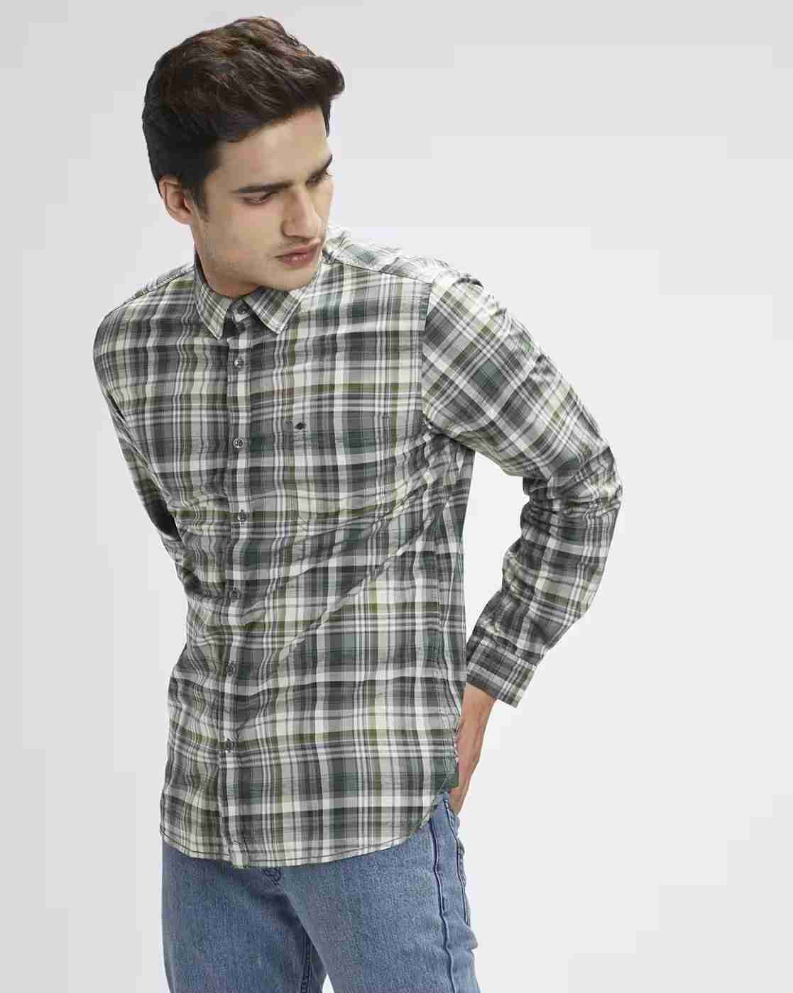 Lee Cooper | Checked Shirt with Patch Pocket|1