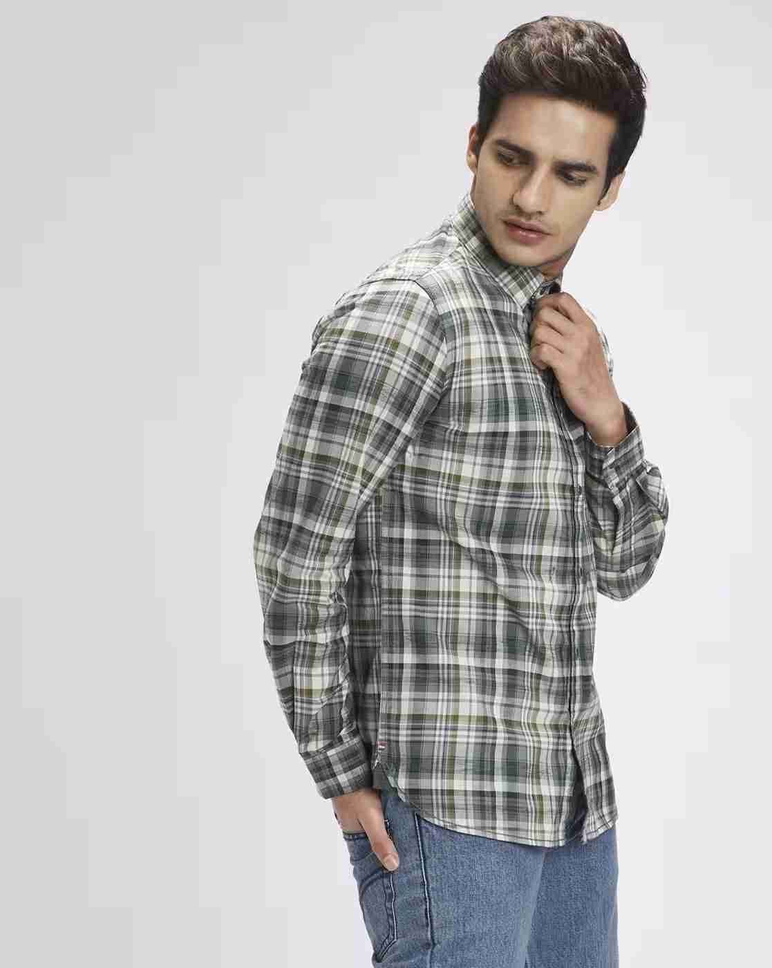 Lee Cooper | Checked Shirt with Patch Pocket|2