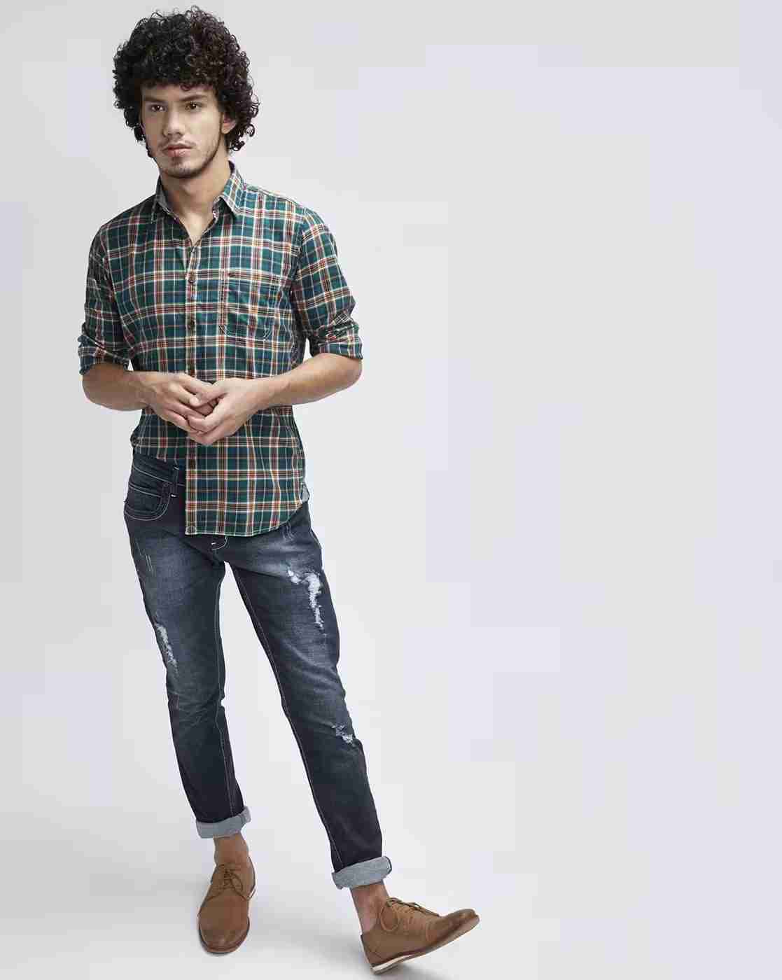 Lee Cooper | Checked Shirt with Patch Pocket|3