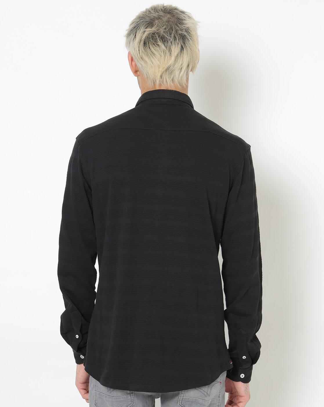 Lee Cooper | Textured Shirt with Patch Pocket|1
