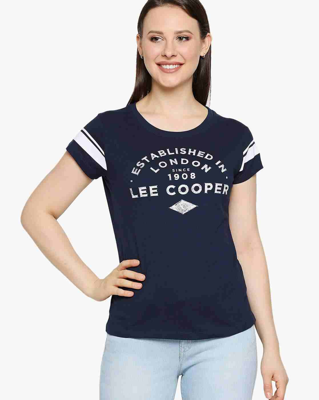 Typographic Brand Print Crew-Neck T-shirt
