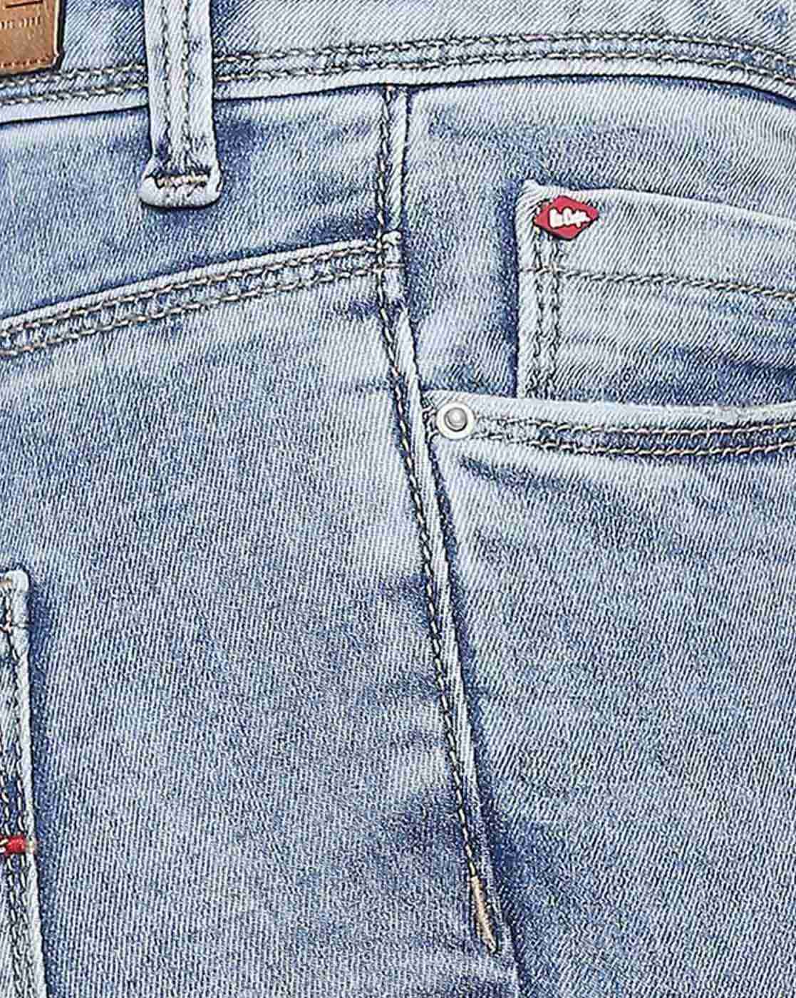 Lee Cooper | Washed Skinny Jeans with Whiskers|4