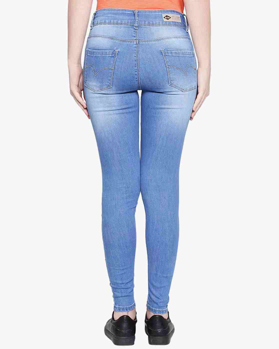 Lee Cooper | Washed Super Skinny Jeans with Whiskers|2