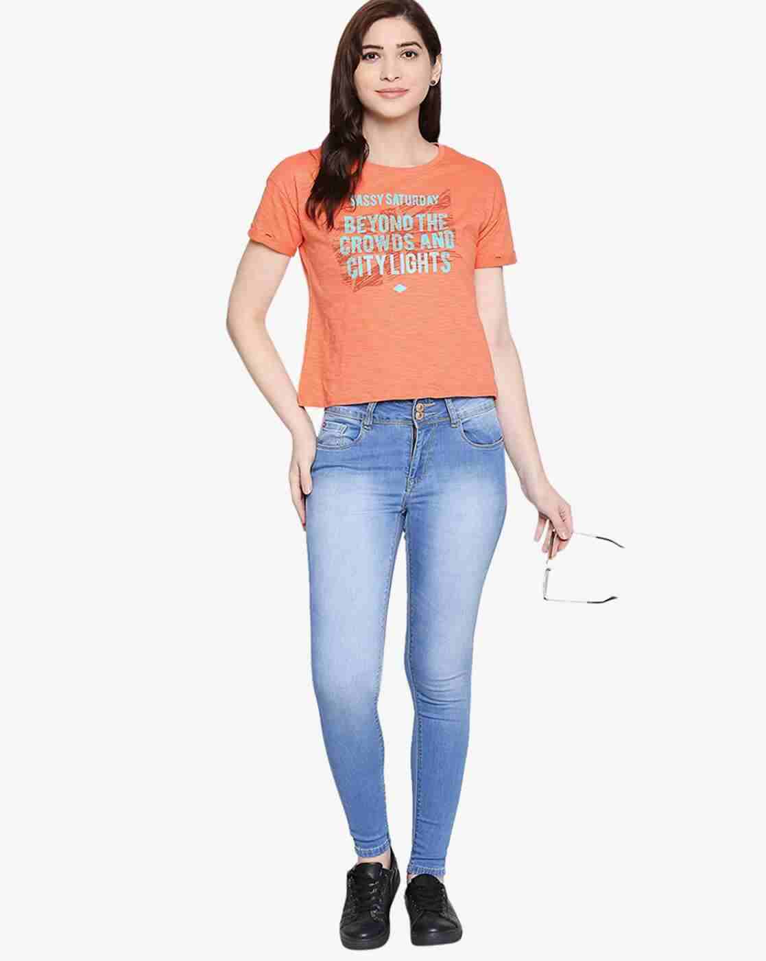 Lee Cooper | Washed Super Skinny Jeans with Whiskers|3