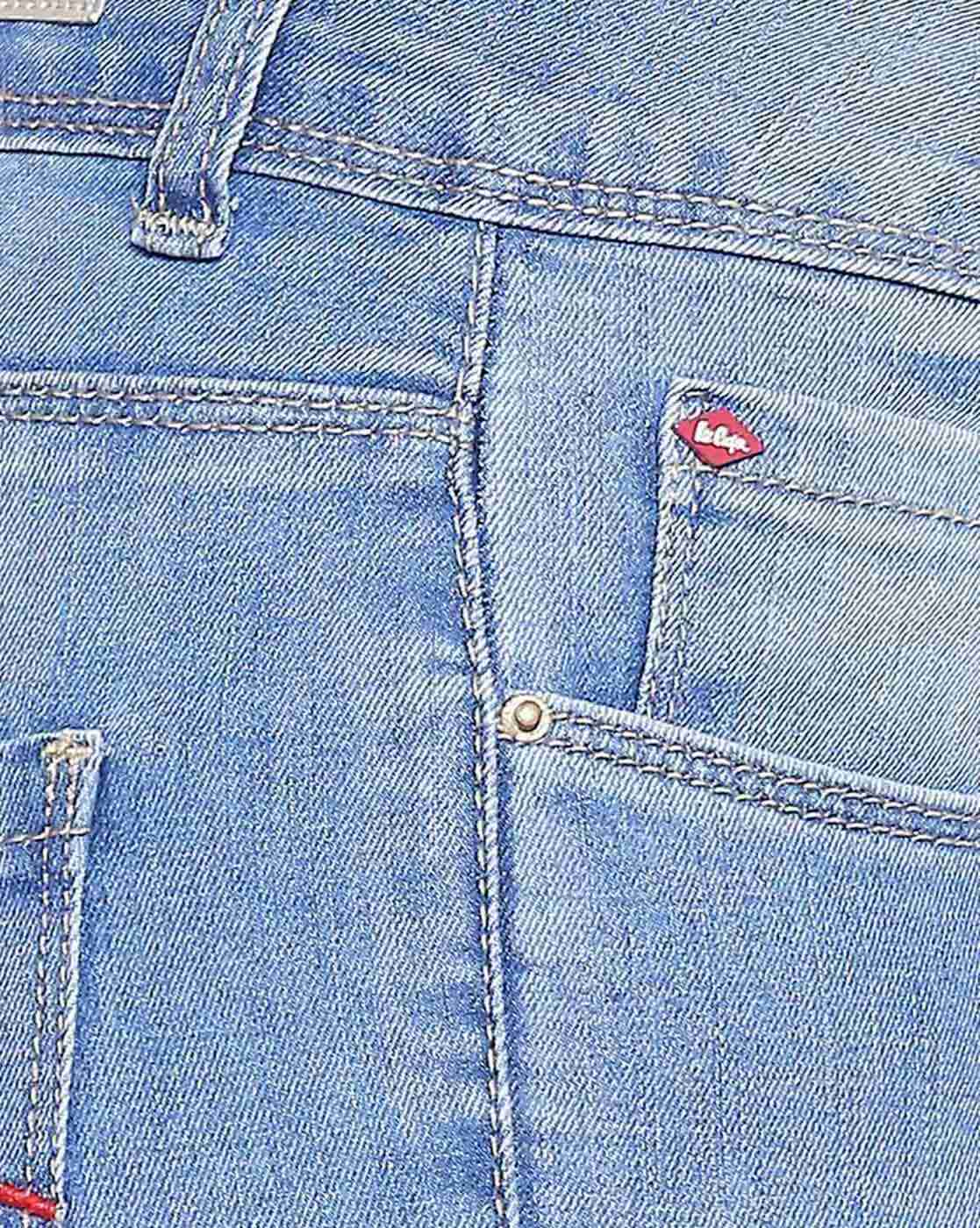 Lee Cooper | Washed Super Skinny Jeans with Whiskers|4