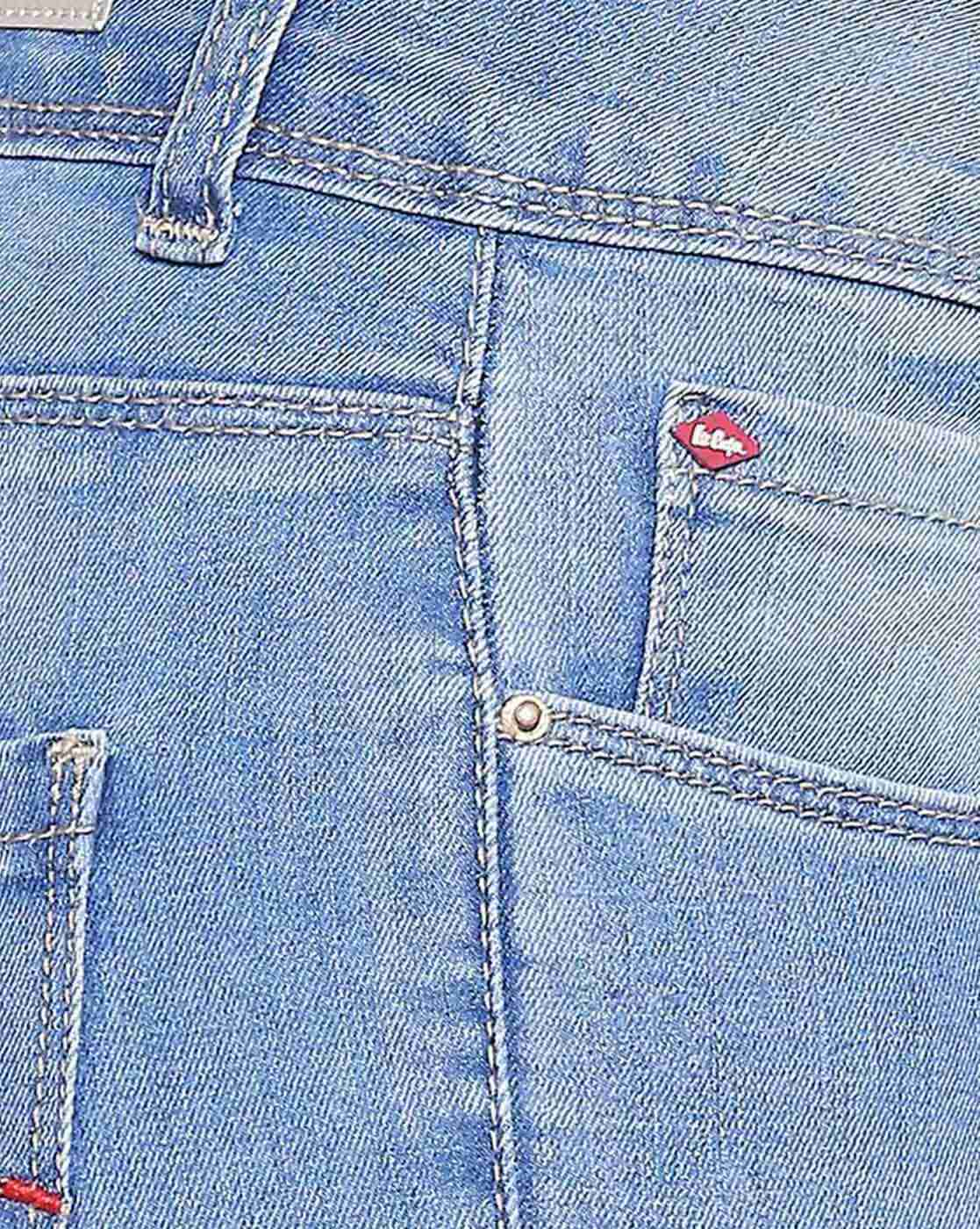 Lee Cooper | Washed Super Skinny Jeans with Whiskers|5