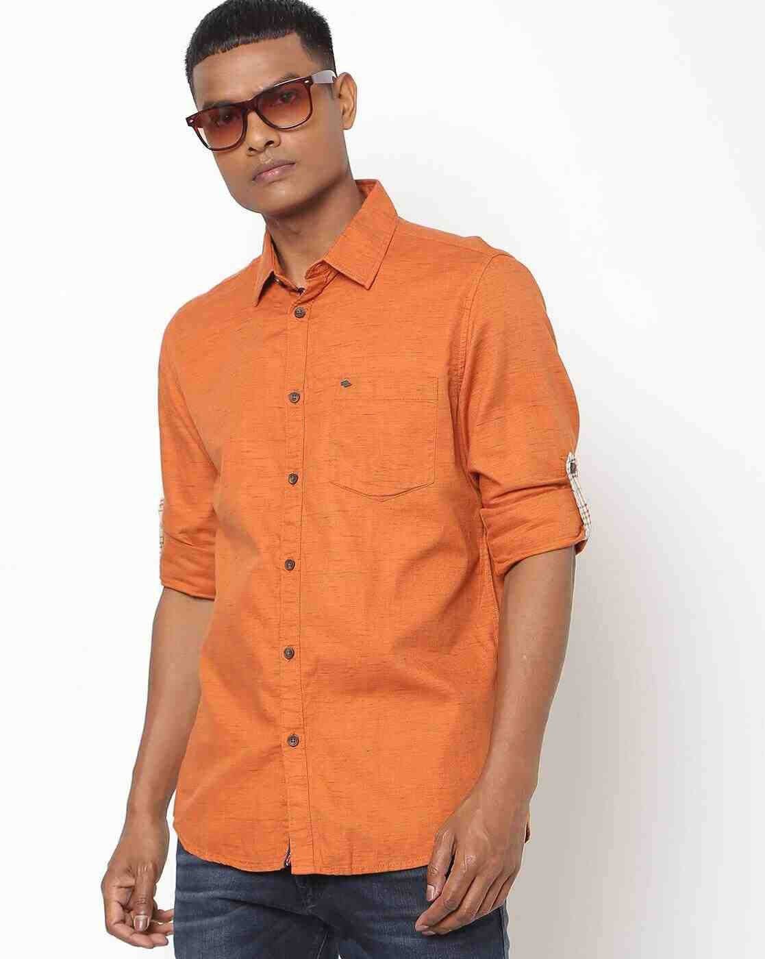 Lee Cooper | Heathered Shirt with Patch Pocket|0