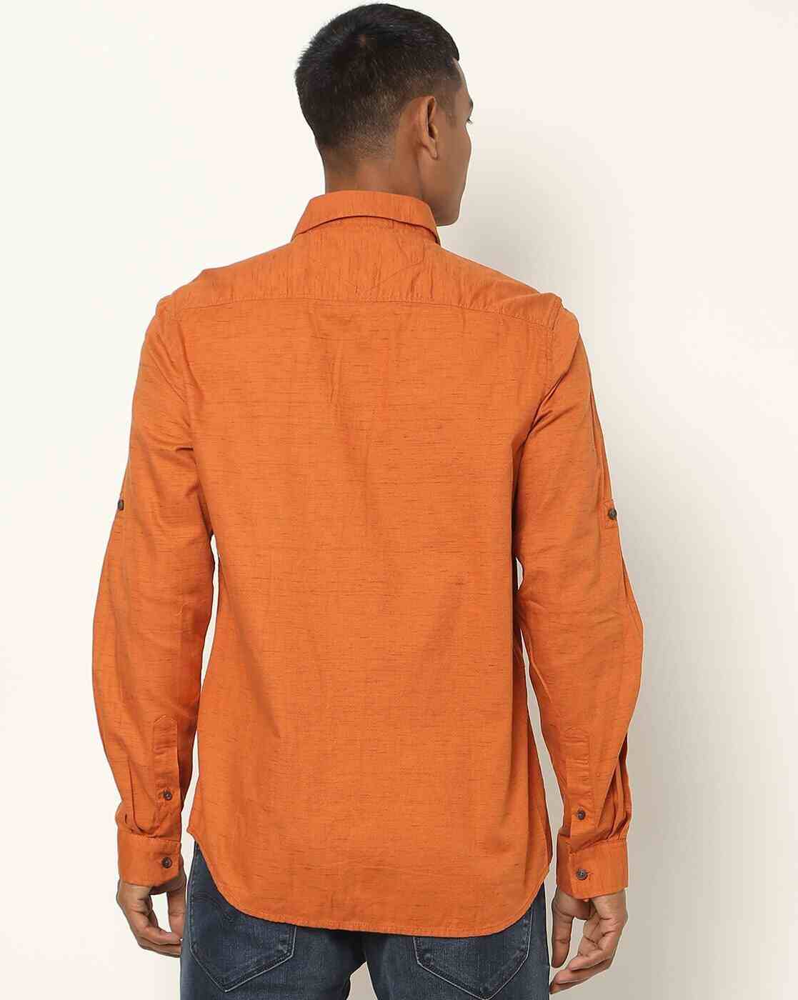 Lee Cooper | Heathered Shirt with Patch Pocket|1