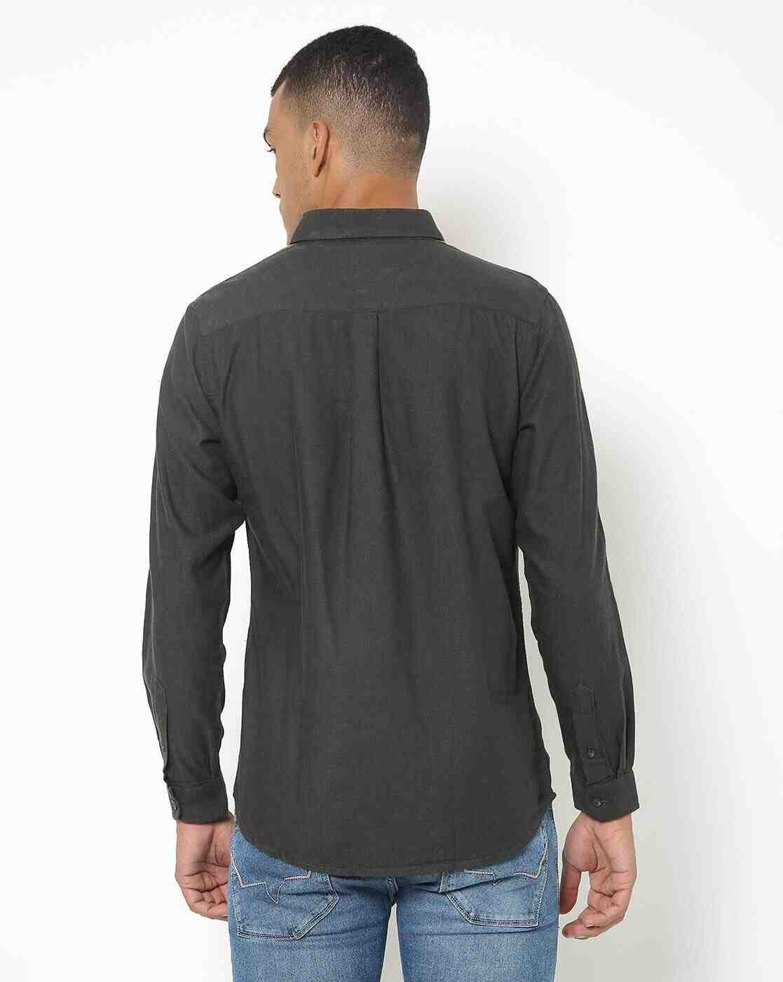 Lee Cooper | Cut-Away Collar Shirt with Contrast Taping|1