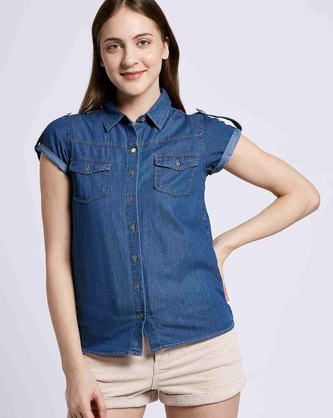 Lee Cooper | Cotton Shirt with Flap Pockets|0