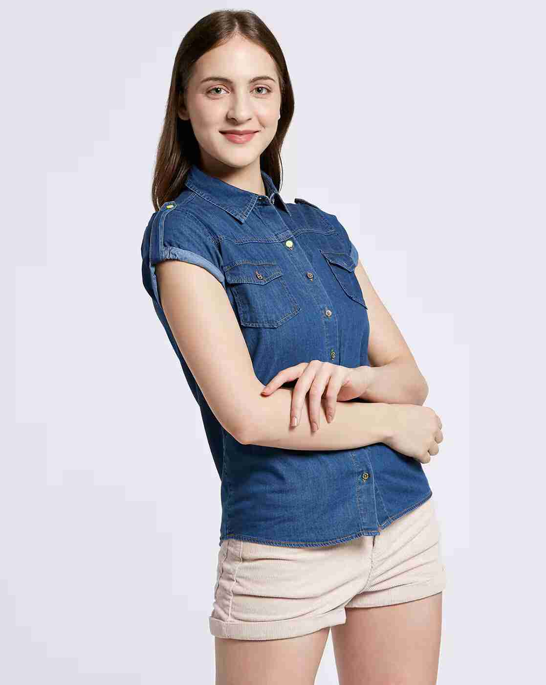 Lee Cooper | Cotton Shirt with Flap Pockets|2
