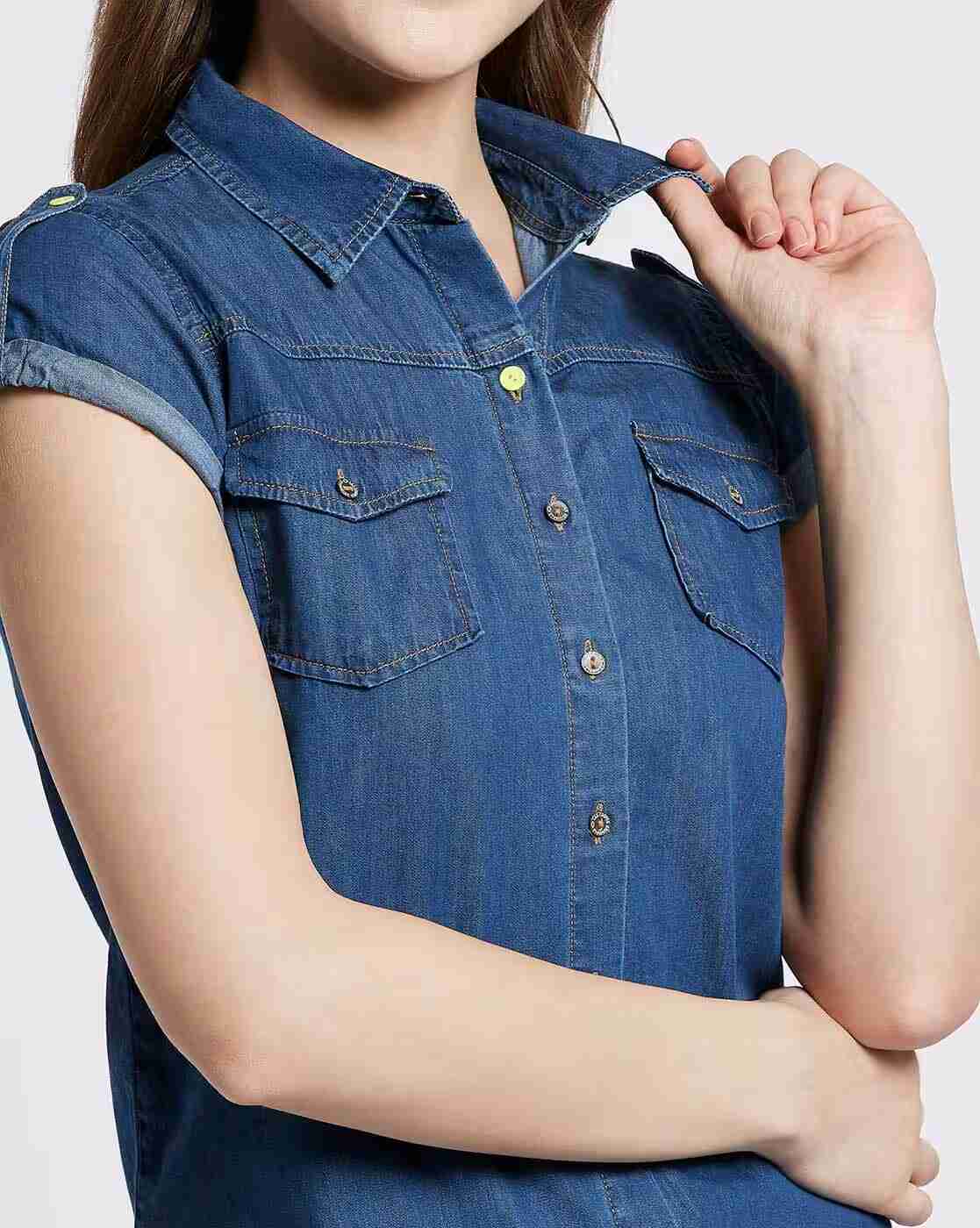 Lee Cooper | Cotton Shirt with Flap Pockets|5
