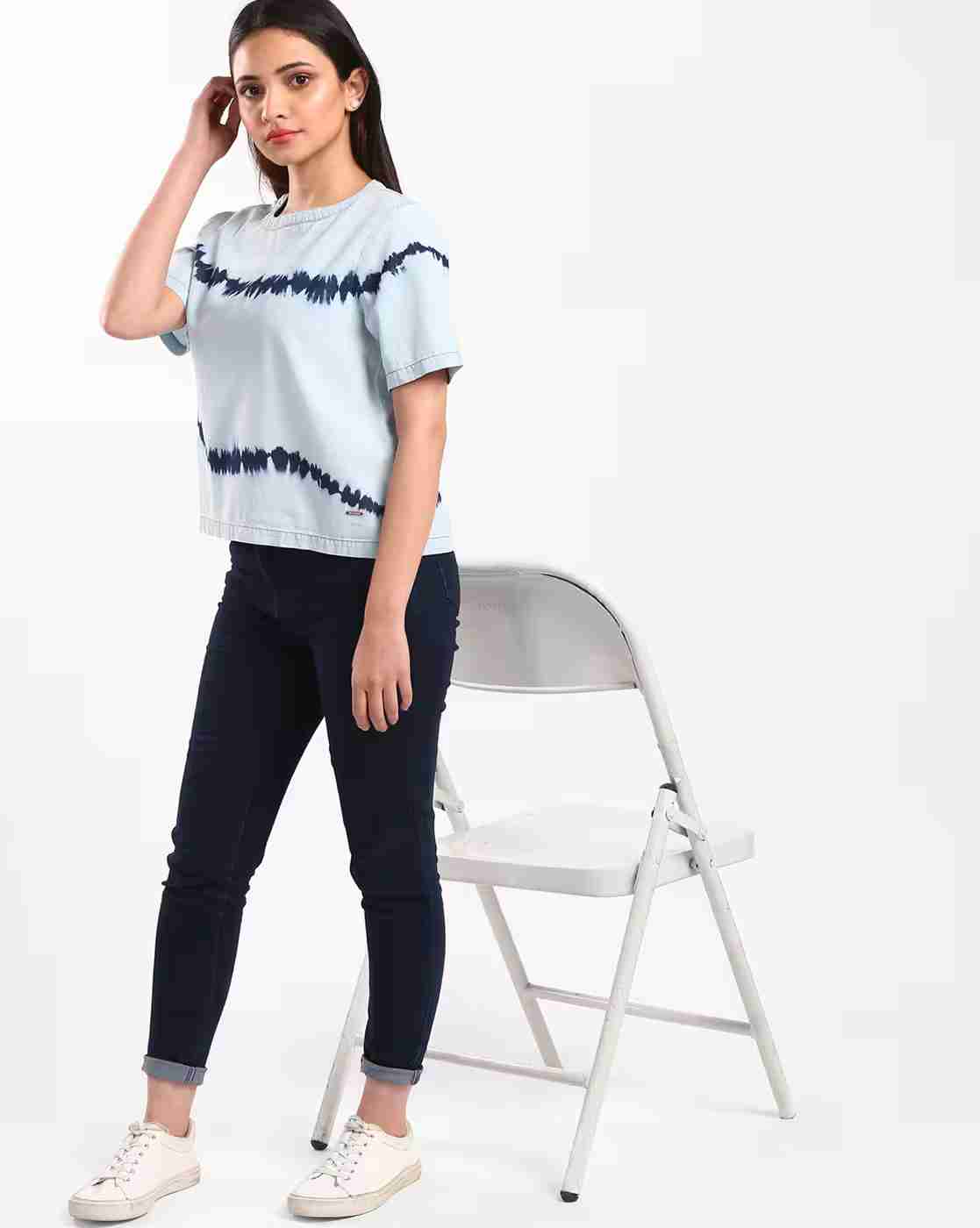 Lee Cooper | Printed Round-Neck Top|1