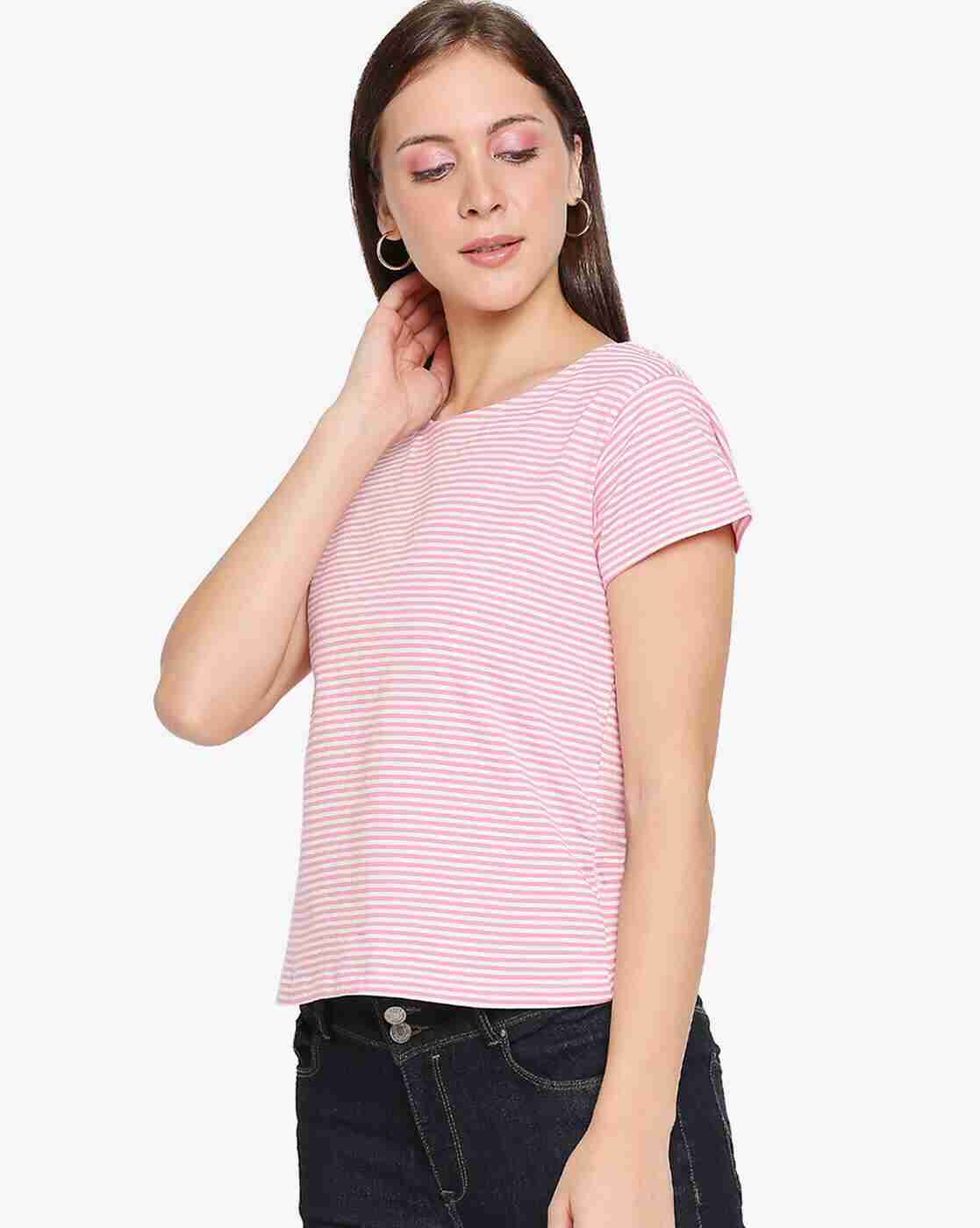 Lee Cooper | Striped Round-Neck T-shirt|1