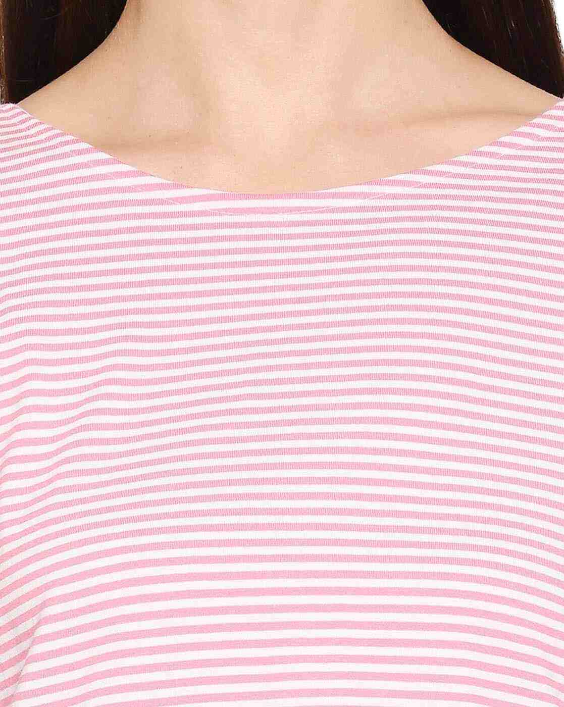 Lee Cooper | Striped Round-Neck T-shirt|4