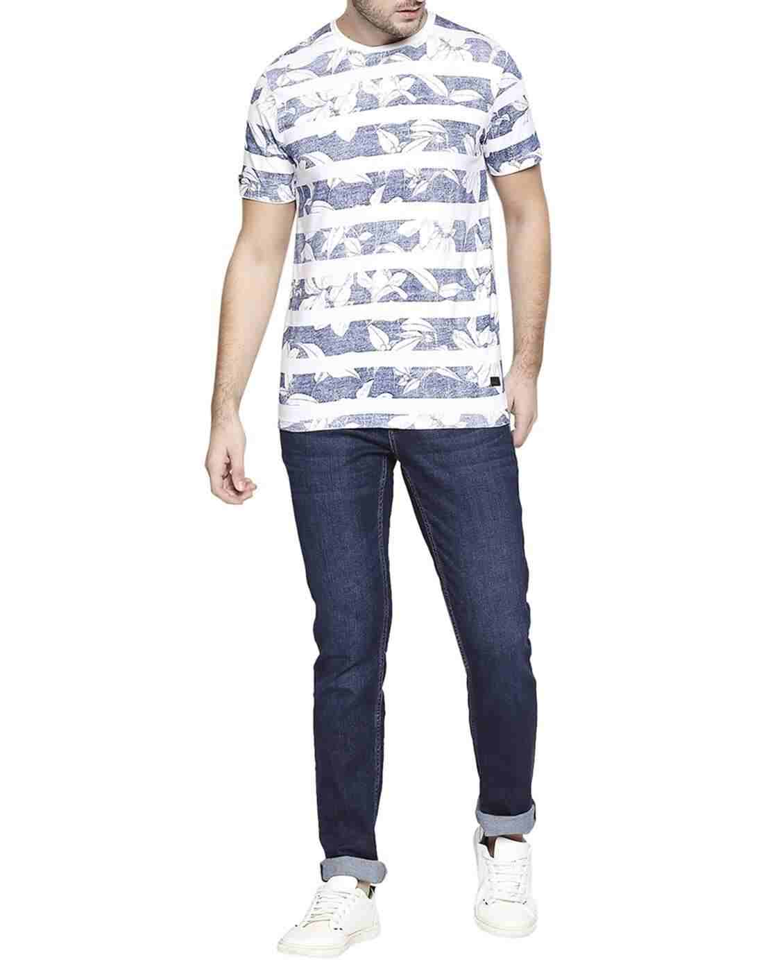 Lee Cooper | Men Low-Rise Washed Slim Fit Jeans|3