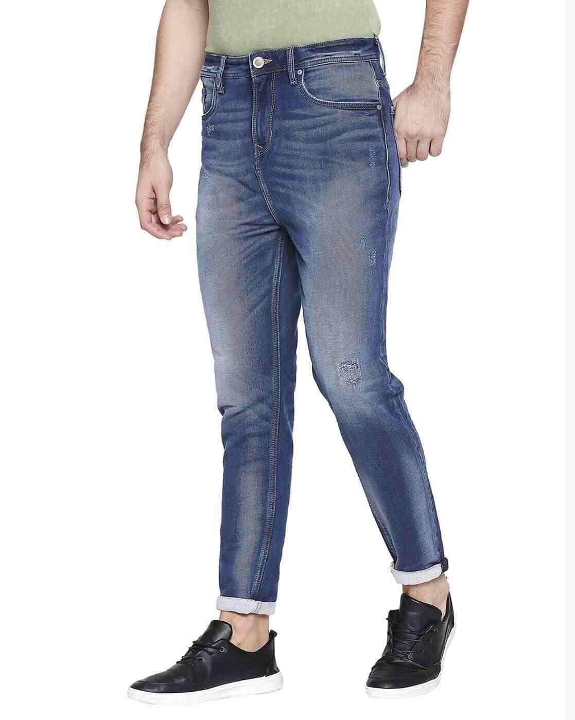 Lee Cooper | Men Washed Tapered Fit Jeans|1