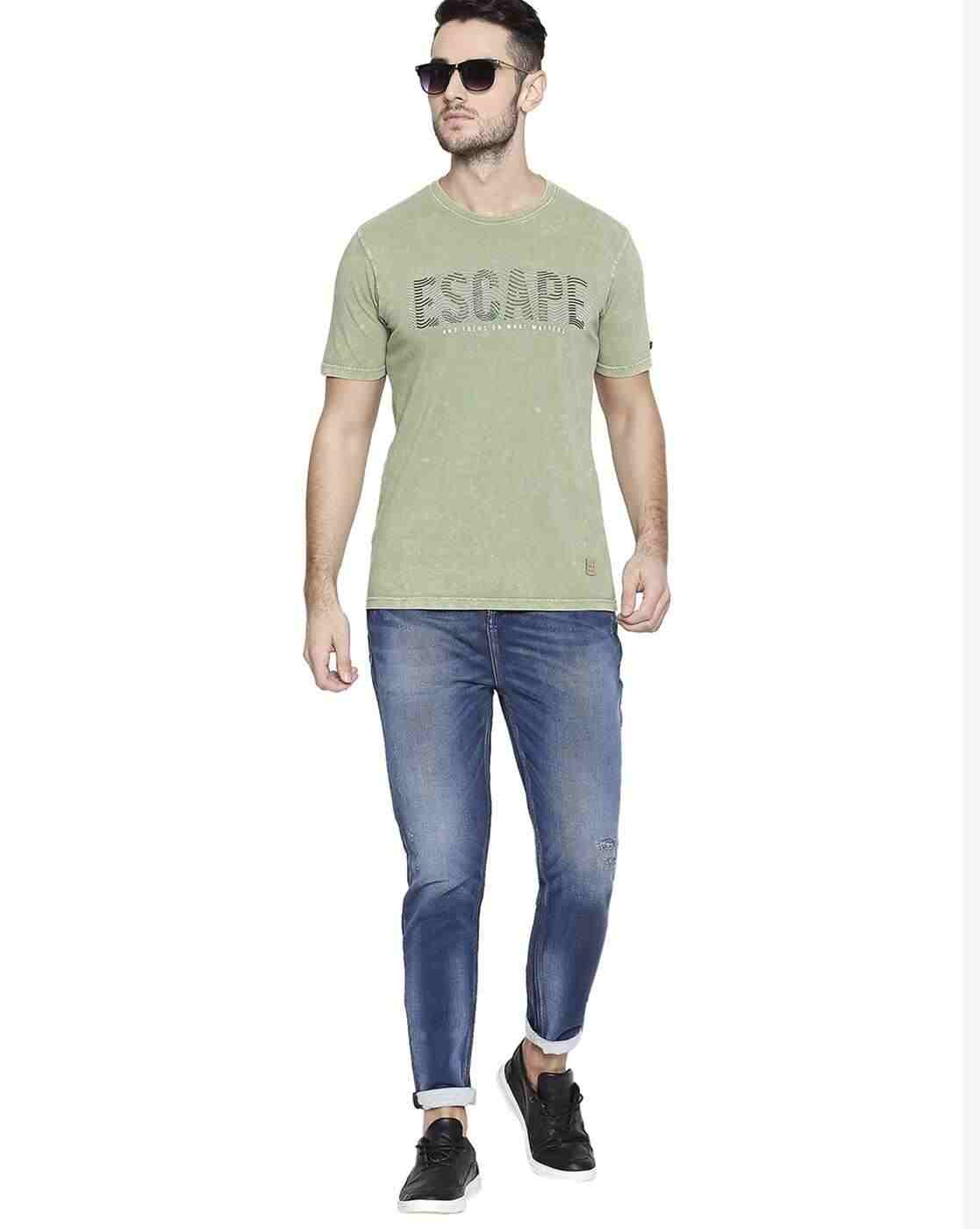 Lee Cooper | Men Washed Tapered Fit Jeans|3