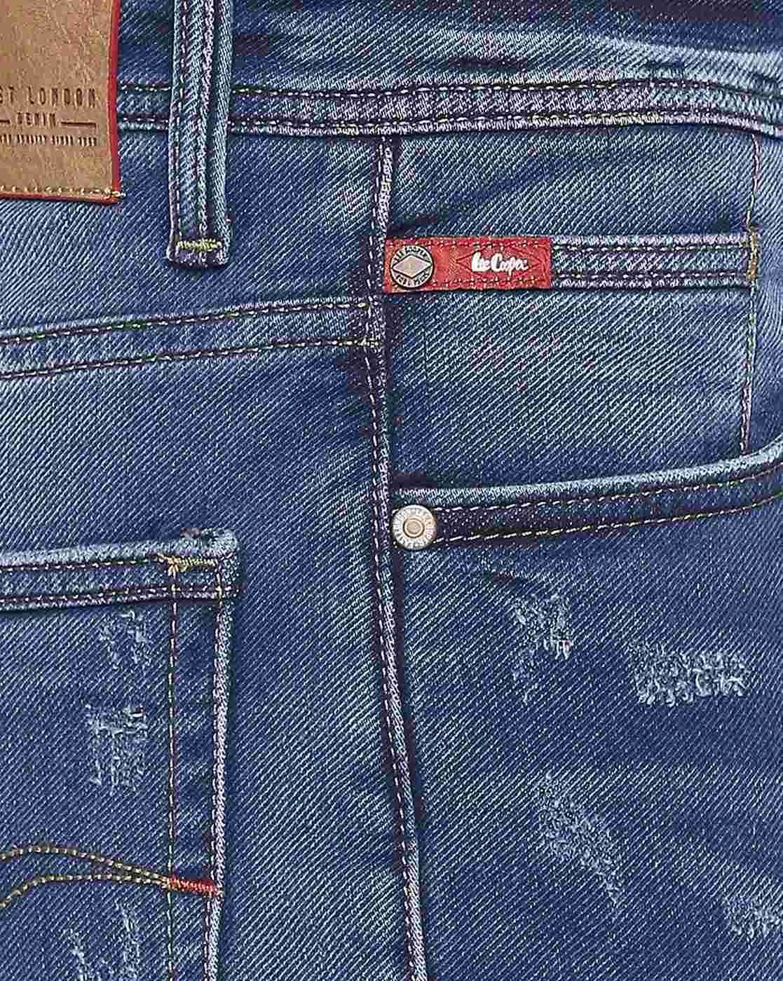 Lee Cooper | Men Washed Tapered Fit Jeans|4