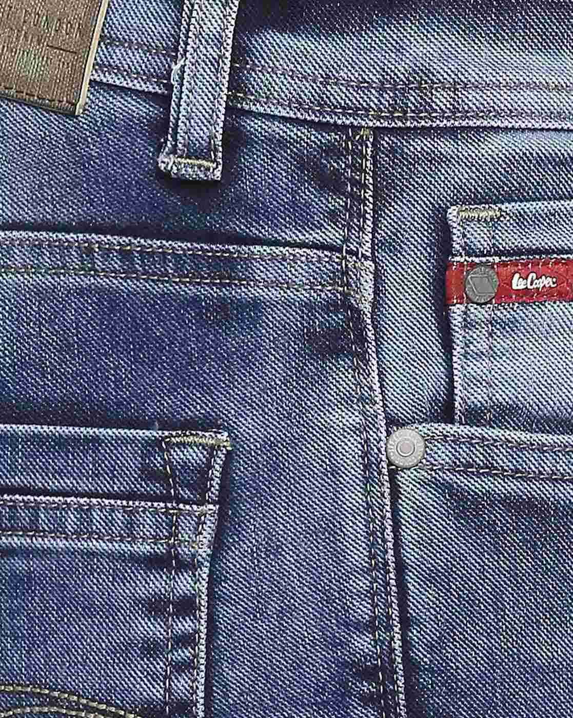 Lee Cooper | Men Low-Rise Washed Slim Fit Jeans|4