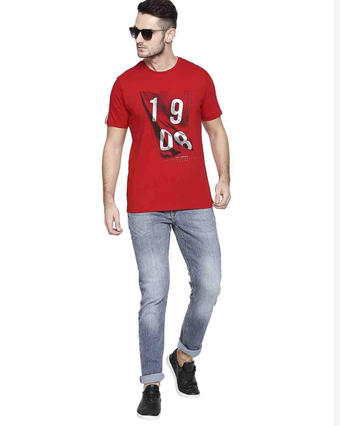 Lee Cooper | Men Low-Rise Washed Slim Fit Jeans|3