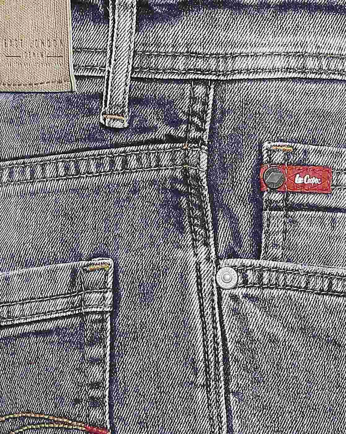 Lee Cooper | Men Low-Rise Washed Slim Fit Jeans|4