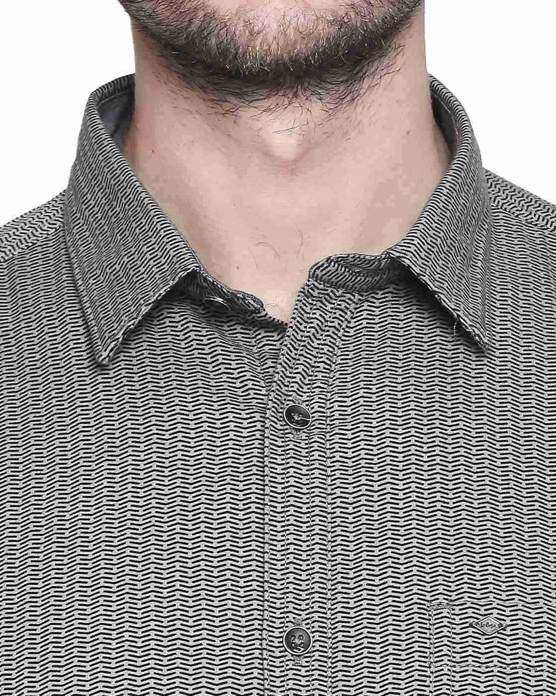 Lee Cooper | Printed Shirt with Patch Pocket|4
