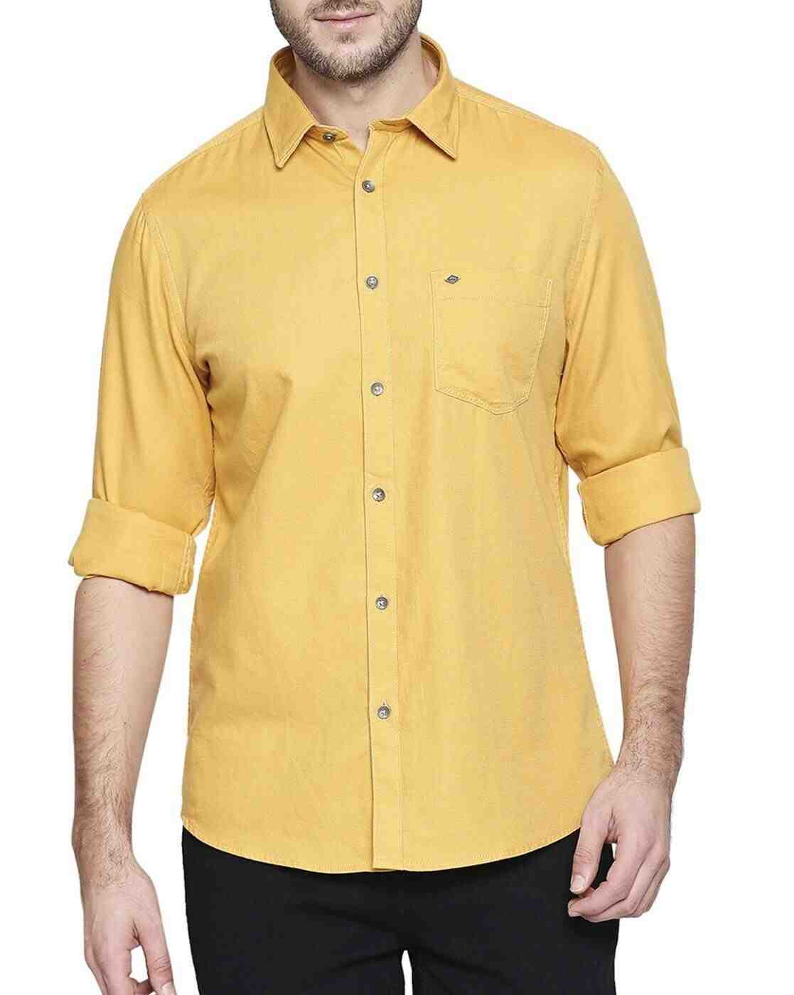 Cotton Shirt with Patch Pocket