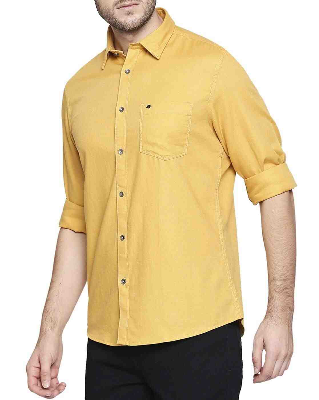 Lee Cooper | Cotton Shirt with Patch Pocket|1