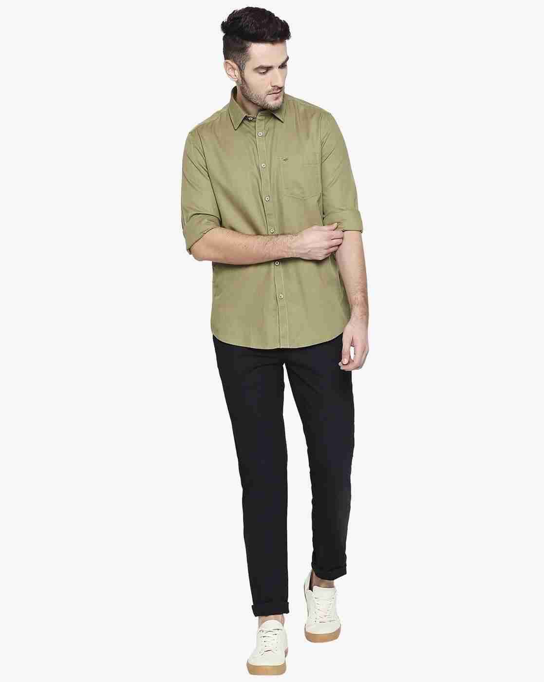 Lee Cooper | Cotton Shirt with Patch Pocket|3
