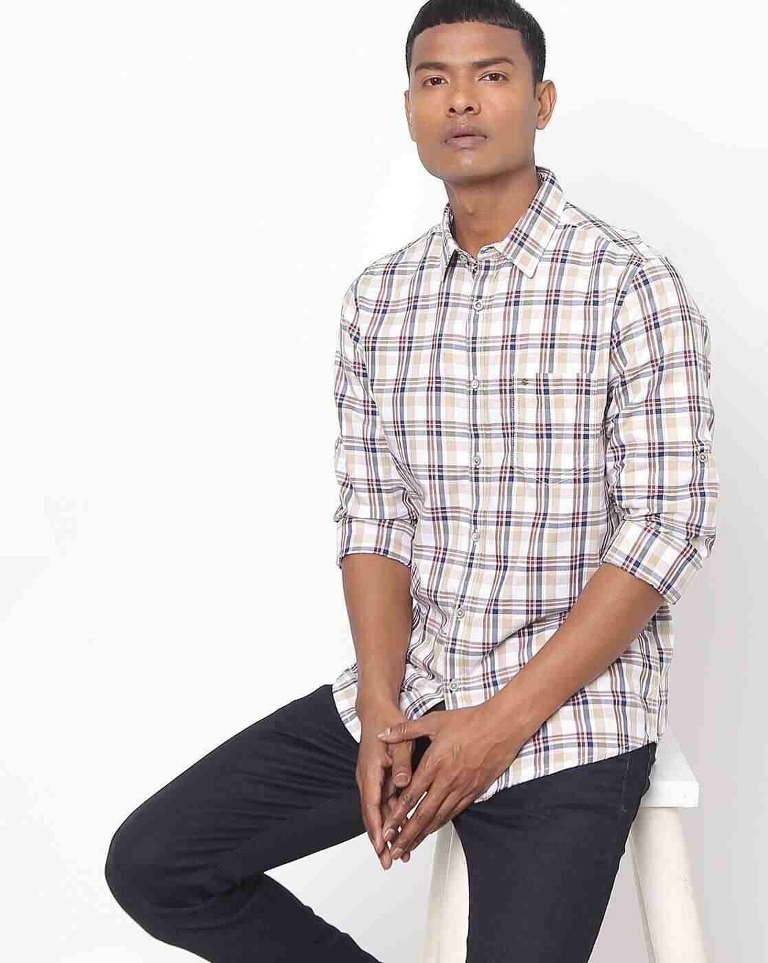 Lee Cooper | Checked Shirt with Patch Pocket|0