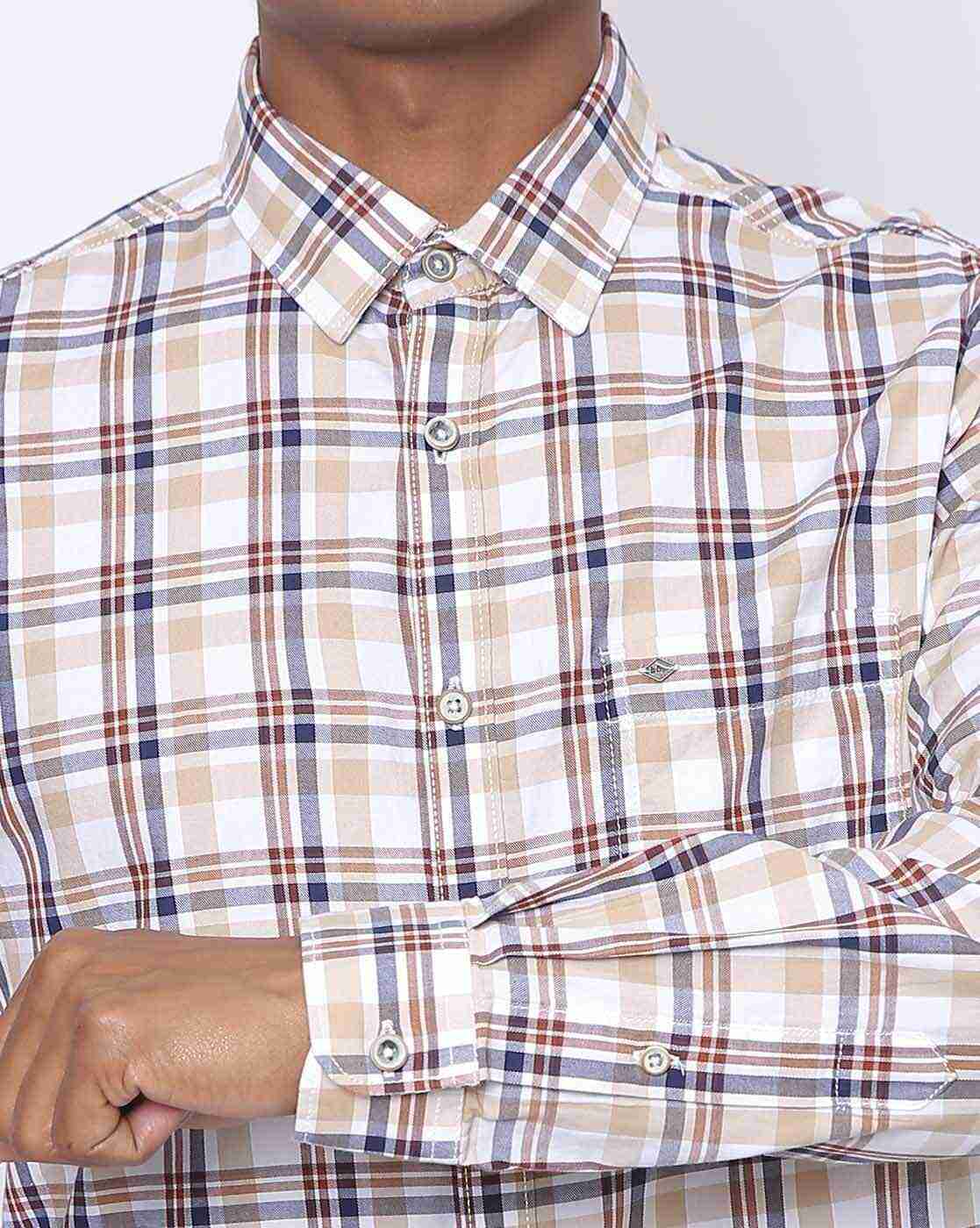 Lee Cooper | Checked Shirt with Patch Pocket|2