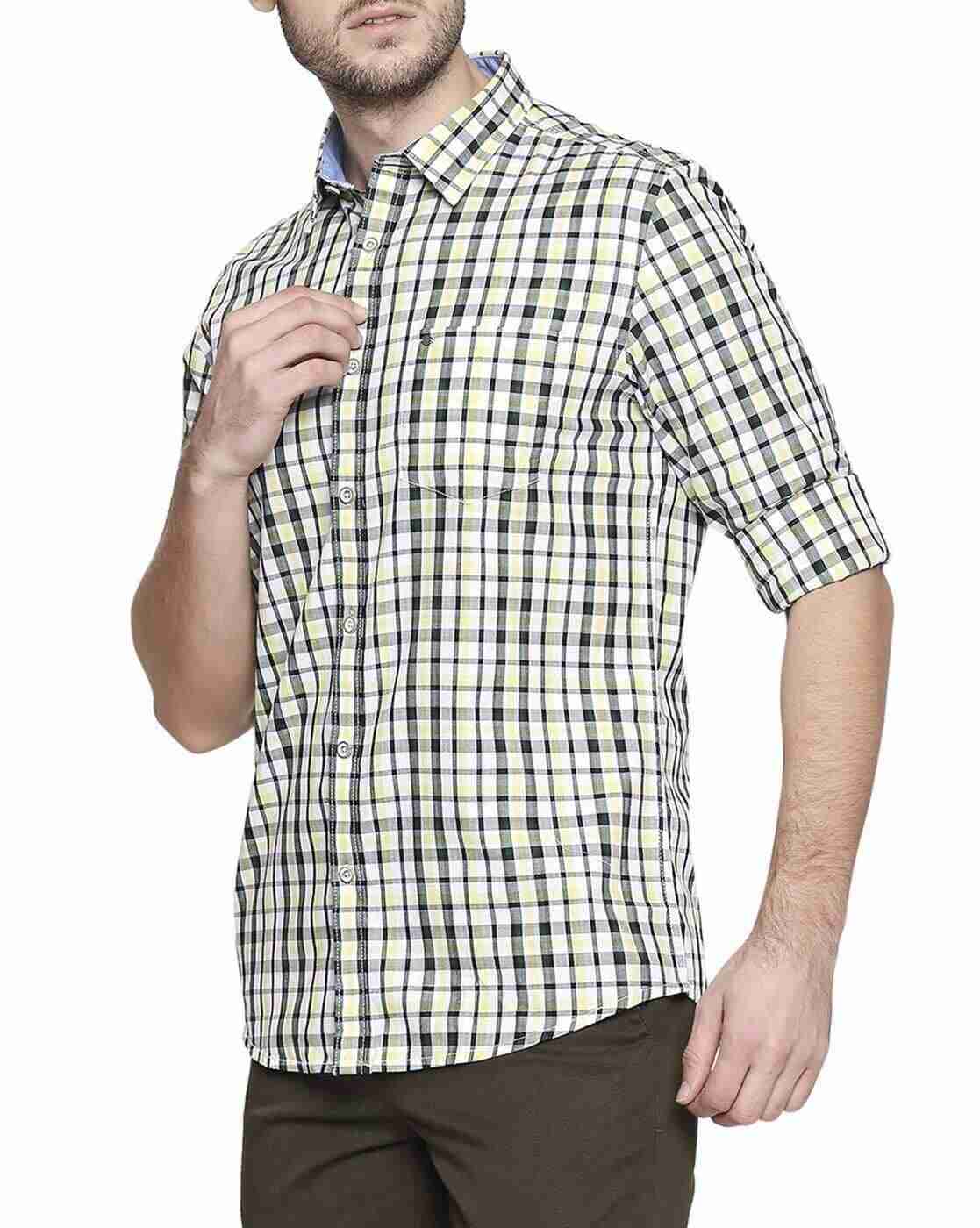 Lee Cooper | Checked Shirt with Patch Pocket|1