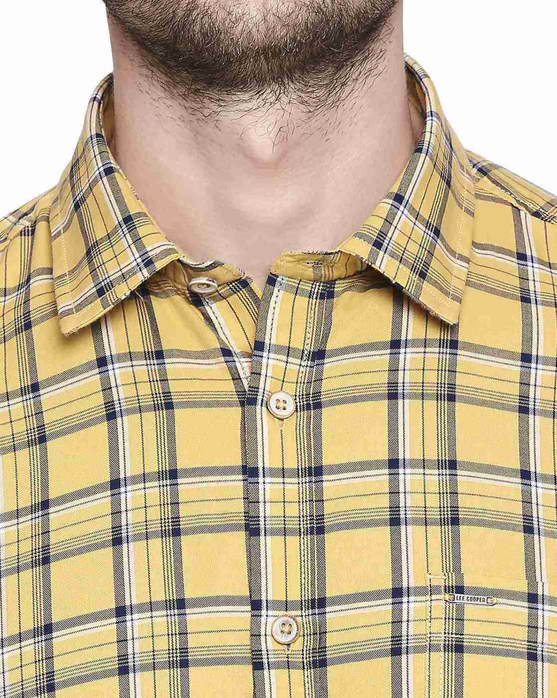 Lee Cooper | Checked Shirt with Patch Pocket|4