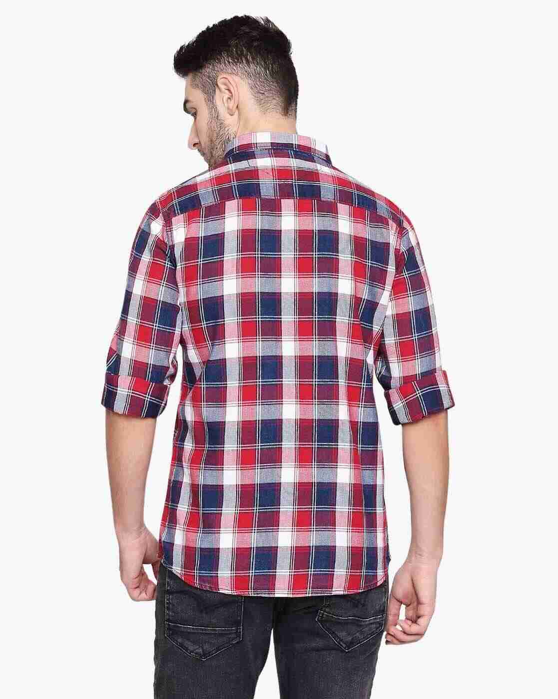 Lee Cooper | Checked Shirt with Patch Pocket|1