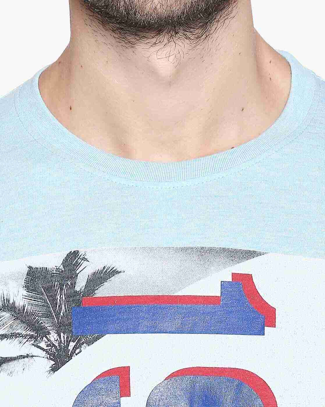 Lee Cooper | Graphic Print Crew-Neck T-Shirt|4