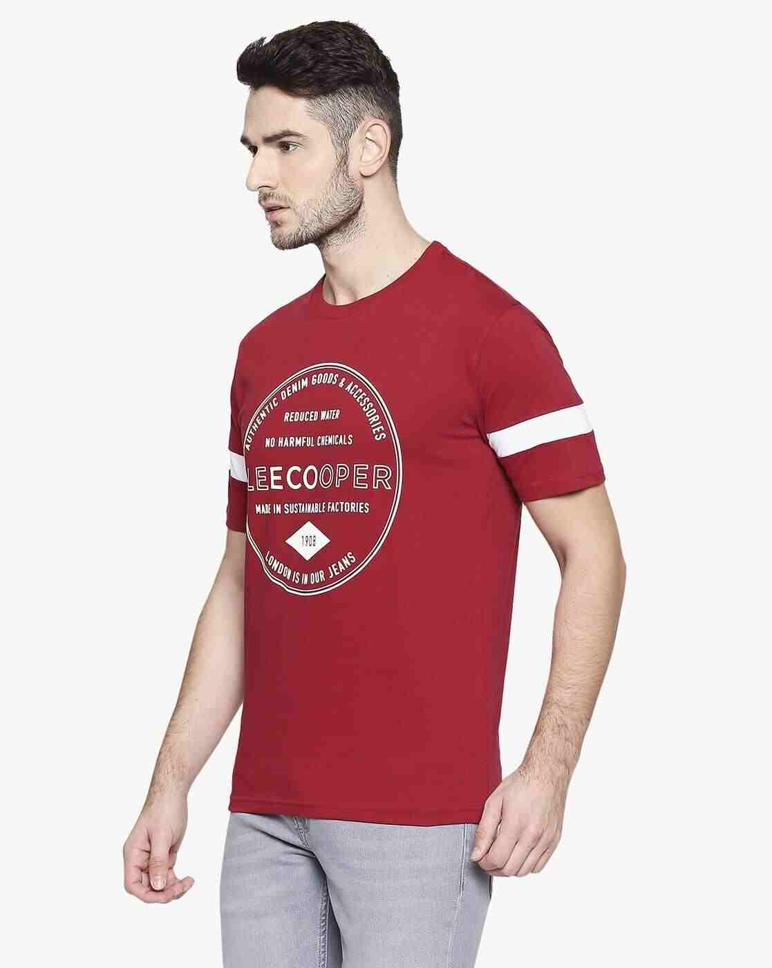 Lee Cooper | Graphic Print Crew-Neck T-Shirt|1