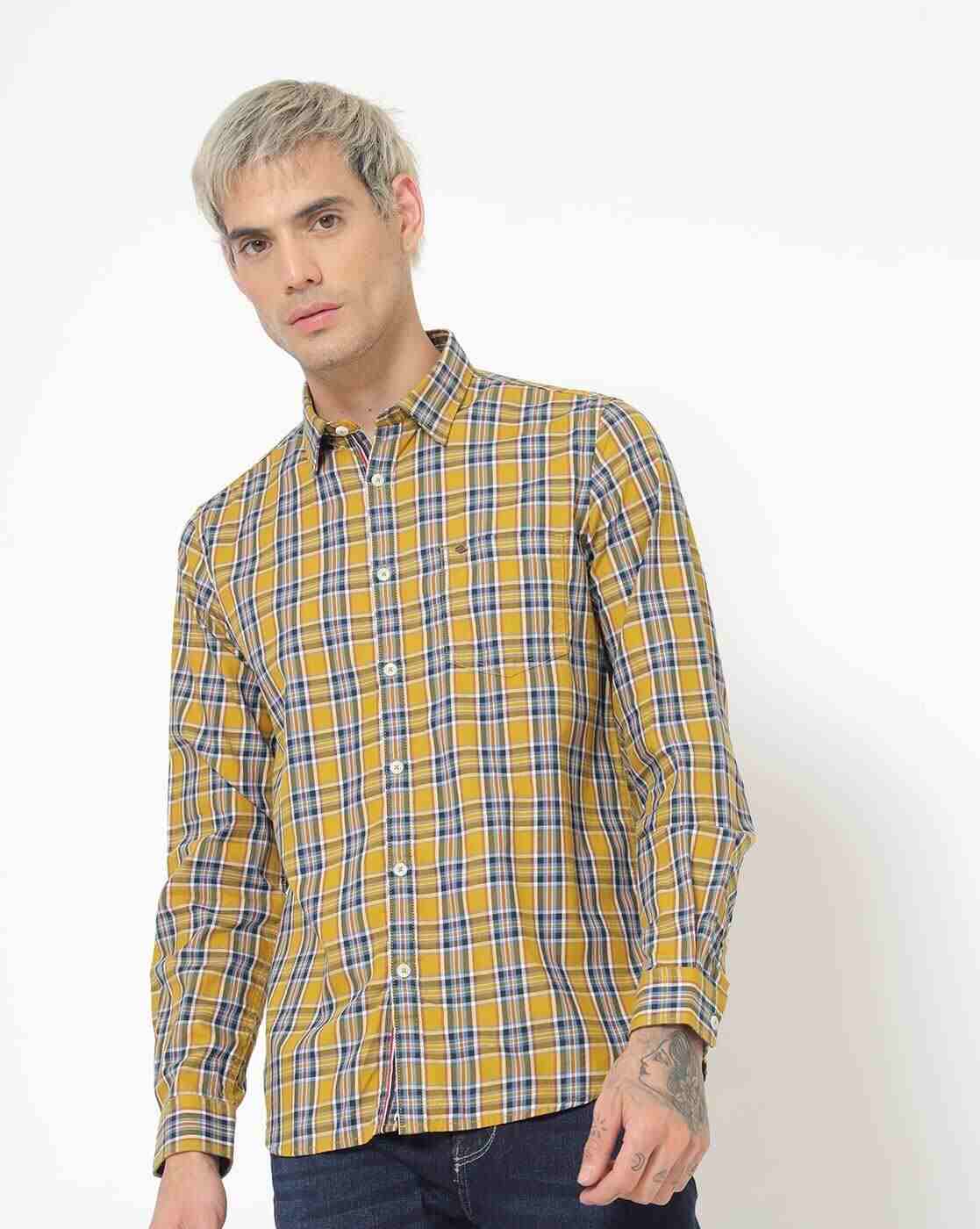 Lee Cooper | Checked Shirt with Patch Pocket|0