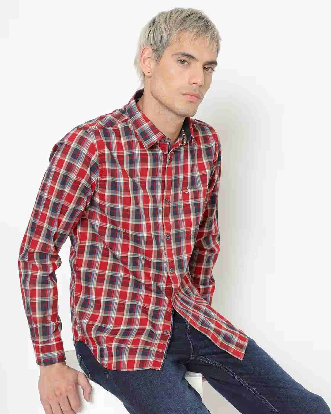 Lee Cooper | Checked Shirt with Patch Pocket|0